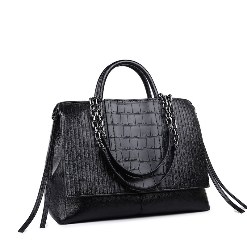 2020 new fashion casual women's bag Korean version of single shoulder bag, versatile personality portable large capacity tote bag