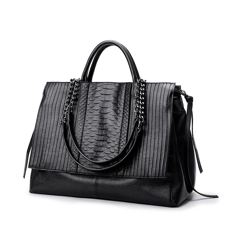 2020 new fashion casual women's bag Korean version of single shoulder bag, versatile personality portable large capacity tote bag